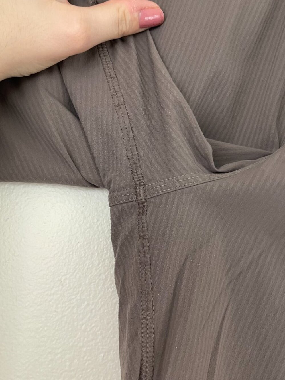 Lululemon Studio Crop II Unlined Pants Cool Cocoa Size 10 - Picture 6 of 7